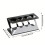 Multipurpose Toothbrush Stand With Extra Storage For-Black 4
