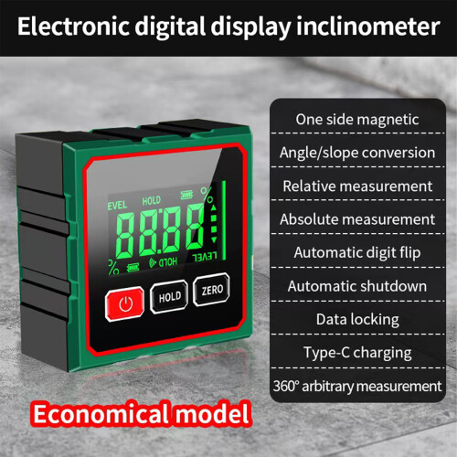 Portable Magnetic Electronic Meter USB Charging-Double sided 2