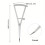 Dental Insert Measure Curvilinear Straight Head-Elbow Small 6