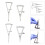 Dental Insert Measure Curvilinear Straight Head-Elbow Small 7