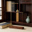 L Shaped Brush Storage Stand Drying Rack For-With wind chimes 5