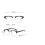Blue Light Blocking Reading Glasses +2.00 Large Frame HD Anti UV Computer Readers Black Silver 2