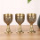 Antikes Schnapsglas aus Metall, 25 ml, mit gravierten-2 6