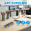 Pack Of 2 Clear Plastic Pencil Cases For School Office 4