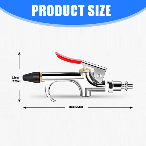 Pneumatic Blower Cleaning Guns Set Durability Metal Construction 2