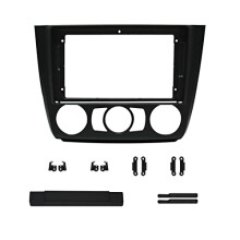 9 inch Car Radio Fascia Panel for BMW 1 Series E87 E88 E81 E82 20082012 Stereo Frame Seamless Fit