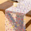 Spring Butterfly Print Table Runners 2pcs Fade-30 275cm 6