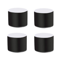 Heavy Duty Furniture Risers 1100 lbs Self Adhesive Carbon Steel Bed Risers 60mm Round 4pcs