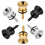 Guitar Strap Part 3 Pair Guitar Strap Buttons End Pins and 3 Pair Rubber Guitar Strap Blocks 3