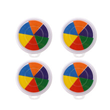 4 STUKS Inktkussens Uitwasbare Verf Stempelkussens 6 Kleuren Stempels Partner voor Kinderen Scrapbooking Kaarten DIY Knutselen