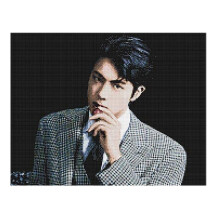 5D Diamond Painting Boy Group Combination Photo Diamond Embroidery Diamond Painting Wall Decor 40X30cm - JIN