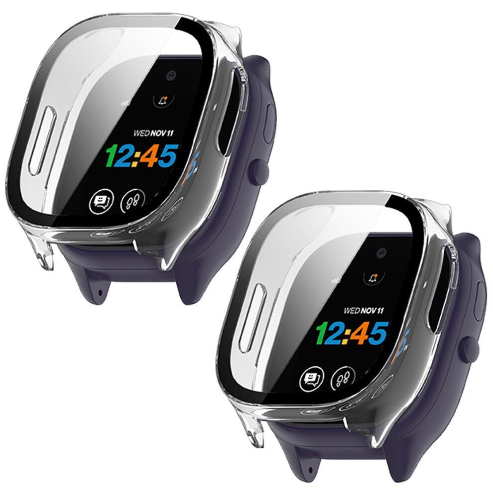 Clear Case 2 Pack With Builtin Screen Protector For Gizmo Watch 3 Kids Smartwatch 9092120840902