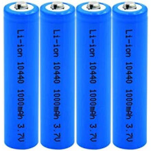 10440 Liion Rechargeable Battery 3.7V 1000mAh Pack of 2 for Electric Shaver Replacement