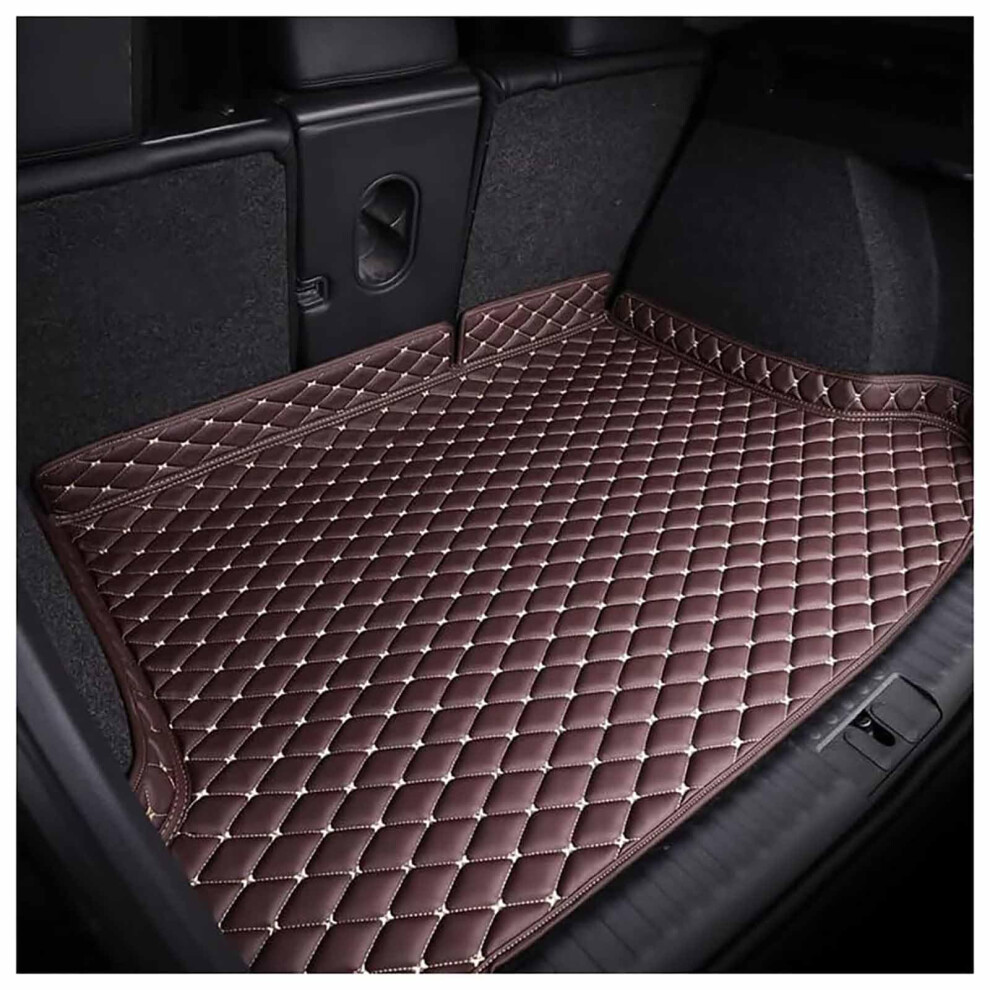 Car Trunk Mat For Mercedesbenz Eclass W210 19952002, Waterproof Pu Leather Antislip Liner Brown 9092120841343