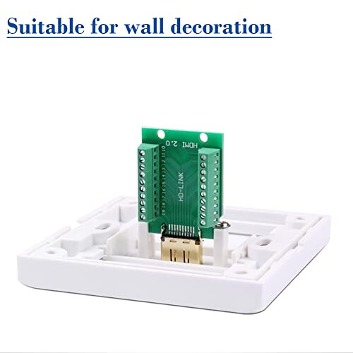 HDMI Terminal Block Breakout Adapter, Solderless Panel Mount Connector for Clean Installation 1