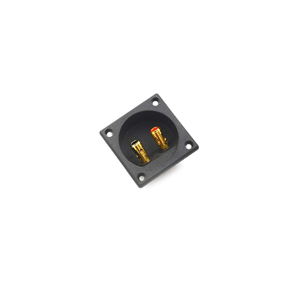 Round Speaker Terminal Cup With Spring Loaded Connector For Car Stereo Subwoofer Box Replacement 9092120271775