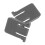 Keyboard Stand Replacement Parts with Durable Tilt Clips for Secure Keyboard Stability 1