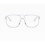 Aviator Square Blue Light Blocking Reading Glasses +2.50 Large Clear Frame HD Optics for Computer 3