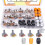 80PCS Linear Rotary Potentiometer Kit B5K‑B100K Ohm B Type Variable Resistor for Precise Audio Control 1