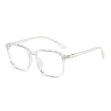 Oversized Reading Glasses +100 Transparent Blue Light Blocking Readers for Men and Women Fatigue Relief Design