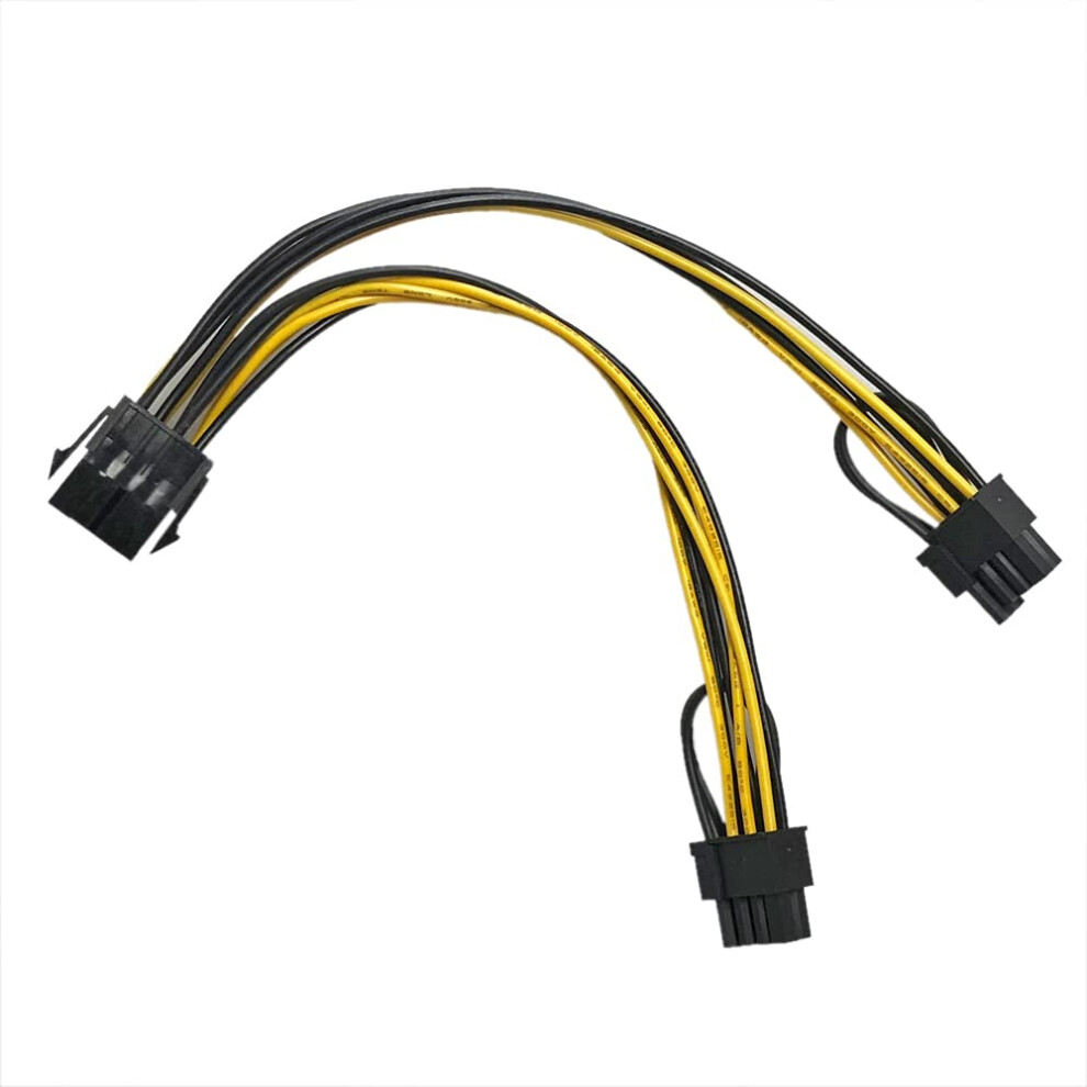 Pcie 8 Pin To Dual 6+2 Pin Gpu Power Splitter Cable 18Awg 20Cm For Mining Rig 10Pcs 9771547600992