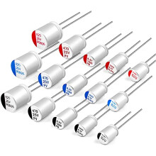 10PCS 6.3V 270uF Solid Capacitor, Low ESR Radial Aluminum 5x7mm for Motherboard and GPU Power Filter