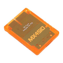 Transparent Red MX4SIO SIO2SD Memory Card Adapter Model 5, Stable Connection Hand Made Replacement Reader for PS2
