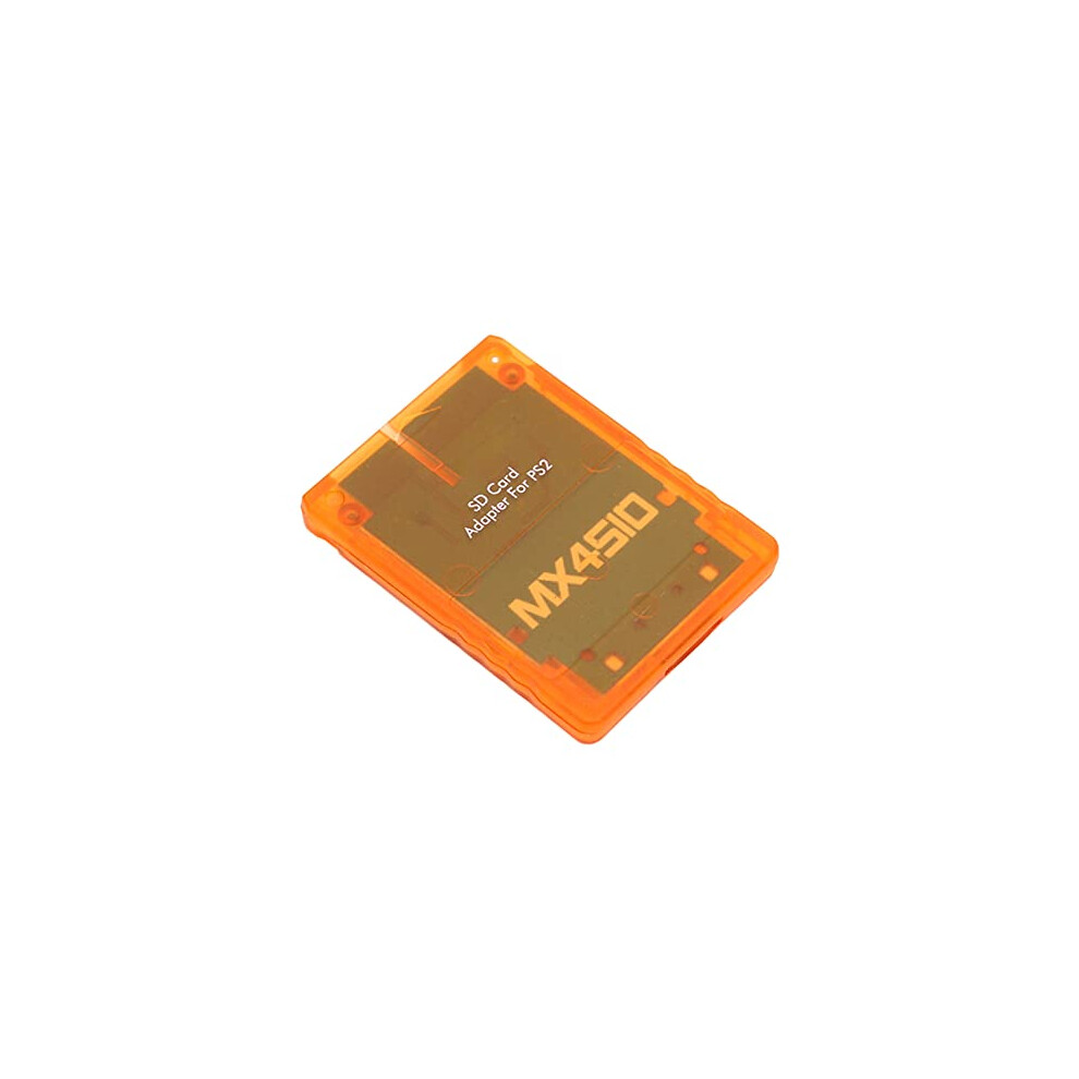 Transparent Mx4sio Sio2sd Memory Card Adapter Model 5, Stable Connection Hand Made Replacement Reader For Ps2 Red 9771547601074