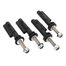 Traction Board Mounting Pins Set for Maxtrax MKII, Secure Off Road Recovery Board Kit with Anti Theft Lock