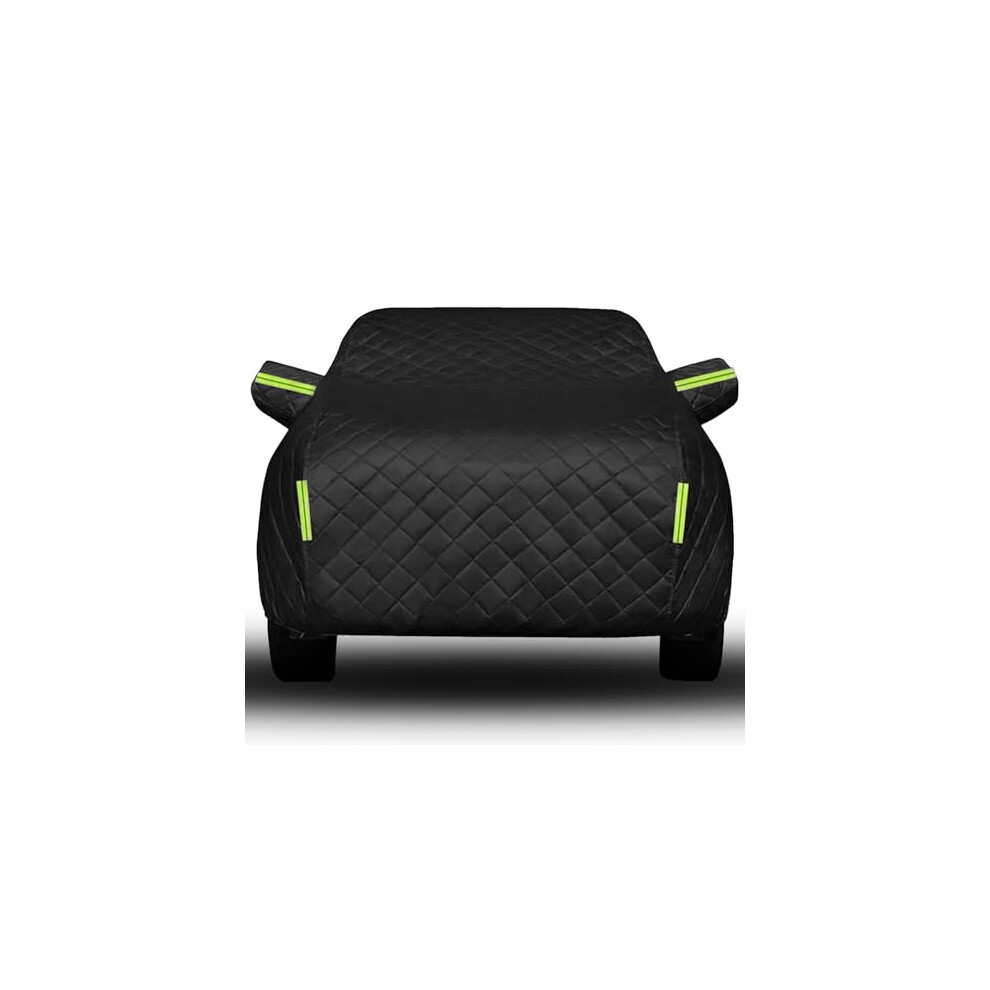 All Weather Car Cover For Ford Escape 20002025, Waterproof Hail Resistant Full Suv Cover, With Reflective Strips Black 9092120272970