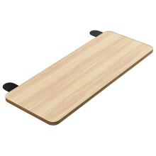 Clamp On Keyboard Tray with Foldable Ergonomic Desk Extension, Arm Support, Space Saving Design