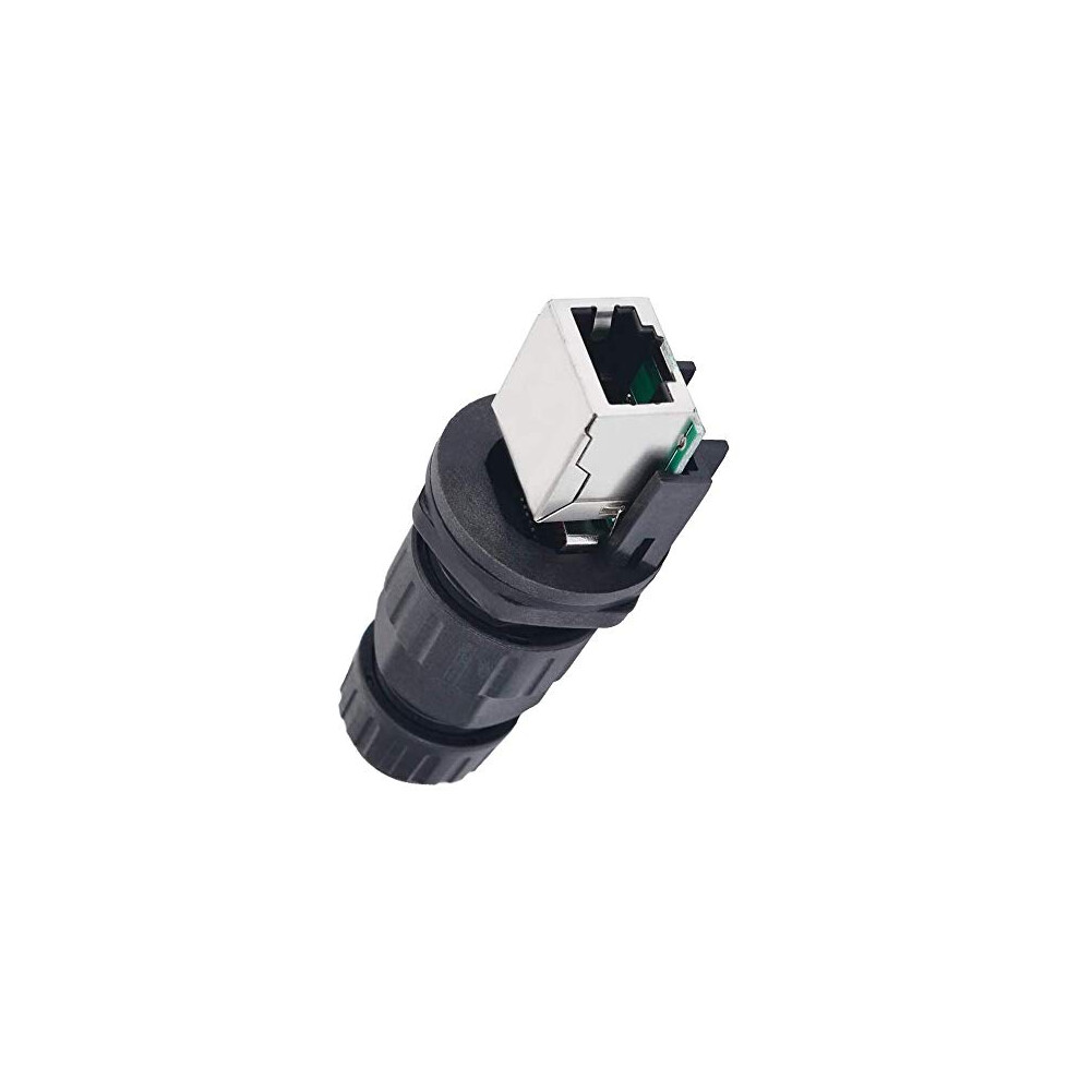 Ip68 Waterproof Rj45 Connector For Outdoor Ethernet Cable, Durable 8Core Network Cable Connector 9330225045335