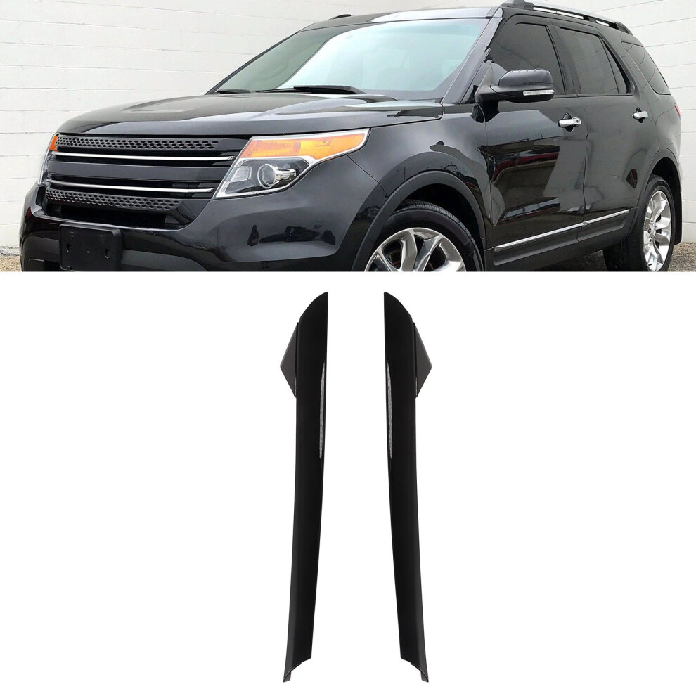 Ford Explorer 2011-2019 Front Pillar Trim Black 7293282167537