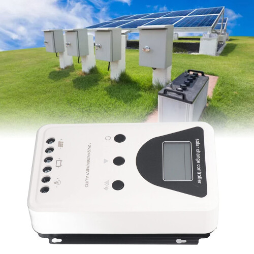 80A PWM Solar Charge Controller with Automatic Voltage Detection for 12V 24V Solar Panel System 2