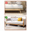 Bed Risers Adjustable Furniture Risers,Table Desk Chair Risers with Clamp, Bed Frame Risers Height Adjustable Black 6