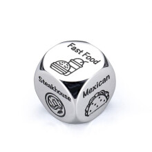 Food Decision Dice Decider for Couple Boyfriend Girlfriend Husband Wife Date Night Dice Gifts for Him Her-A