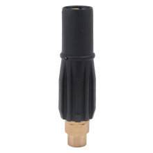 Brass Fan-Shaped Snow Foam Nozzle Self-Priming Nozzle for High Pressure Washer Generator Car Cleaning Accessory G1/4