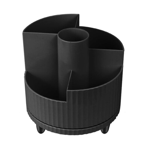 Makeup Brush Holder, 360 Rotating Makeup Organizer Makeup Brush Organizer Make  Brushes Cup Makeup Brushes Holder,B