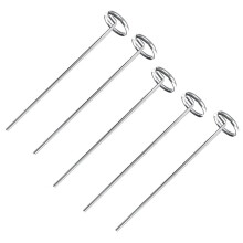 Landscape Staples 6 Inch Galvanized Landscape Sod Stakes Garden Staples Landscape Fabric Staples Weed Barrier Pins 50pcs