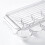 Clear Plastic Egg Holder - 14 Egg Tray Holder - Free Fridge Organizer with Lid, Refrigerator Storage Container 3