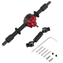 Metal Rear Axle Bridge with Drive Shaft for WPL D12 B14 B24 B16 B36 C14 C24 C34 C44 RC Car Upgrade Parts Accessories,1