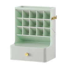 Organizer per Cosmetici da Tavolo un Tre Strati Scatola per Cosmetici da Bagno di  Capacità Scatola per Gioielli da Donna Cassetto per Rossetto
