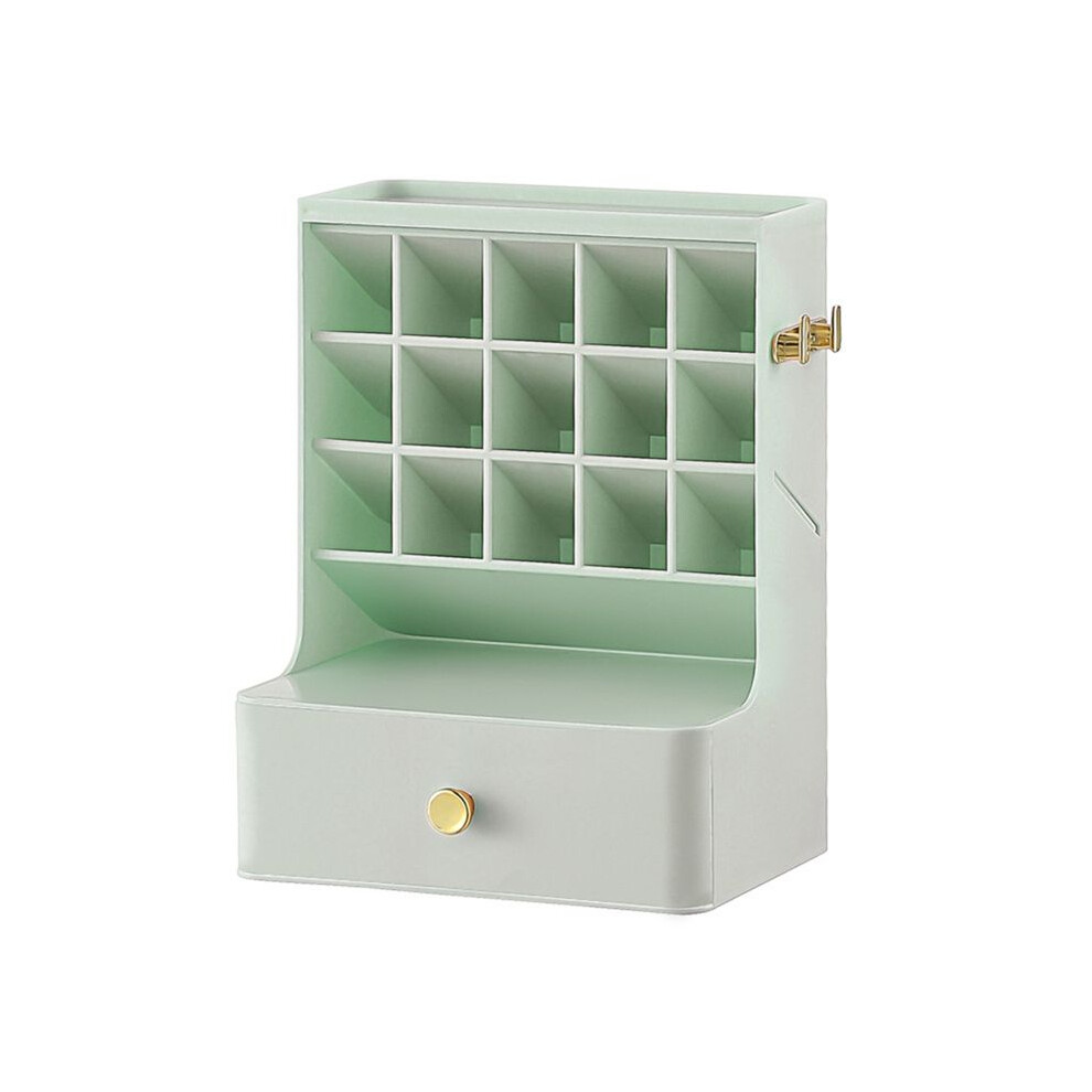 Three-Layer Desktop Cosmetic Organizer Bathroom  Capacity Cosmetic Box Women Jewelry Lipstick Drawer Makeup Case C