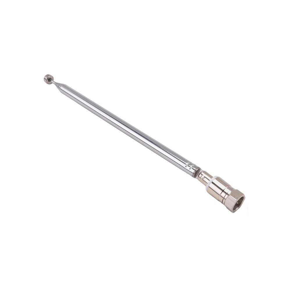1Set Telescopic Fm Radio Antenna Rod Antenna 3.5Mm Adapter Mav Stereo Receiver F Type Male Plug 7 Sections Antenna 4713774028069