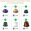 Portacapsule per Caffè per Qualsiasi Cialda di Caffè Scaffale per Capsule per Caffè Scaffale per Capsule Bianca 6 Pezzi 1