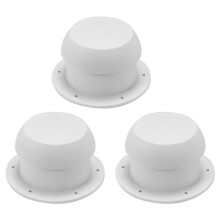3X Round Mushroom Shape Ventilation Cap for Rv Accessories Top Mounted Round Exhaust Outlet Vent Cap