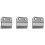 6X Replace Cutter  Metal Bottom Clipper Blade for  Electric Shaver-Silver 1