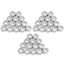 30X Aluminum Column Flat Gasket Bushing 6mm Aluminum Bushing Aluminum Barrier 3D Printer Accessories for