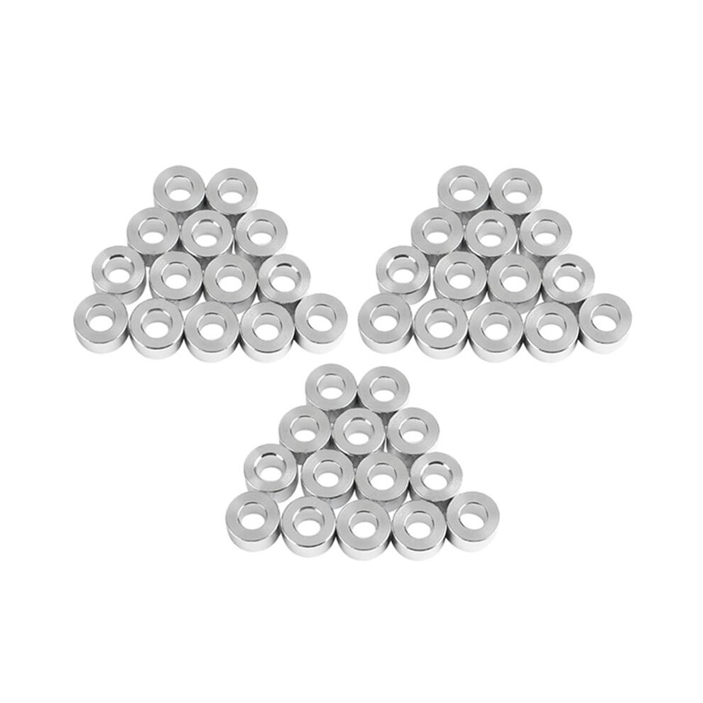 30X Aluminum Column Flat Gasket Bushing 6Mm Aluminum Bushing Aluminum Barrier 3D Printer Accessories For 4713564124681