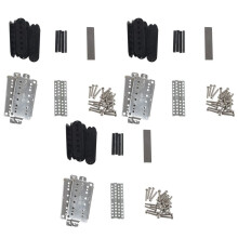 3 Set Guitar Humbucker Pickup Kits Producing Accessories/Cupronickel Baseplate/Spacer/Bobbin/ Pole Slug